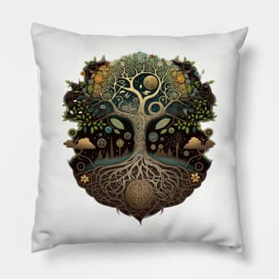 Tree of Life - Designs for a Green Future Pillow