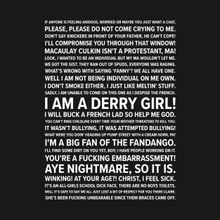 Derry Girls Quotes T-Shirt