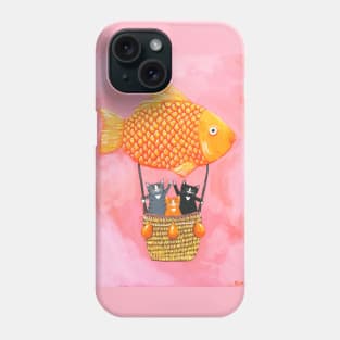 A Whimsical Balloon Ride! Phone Case