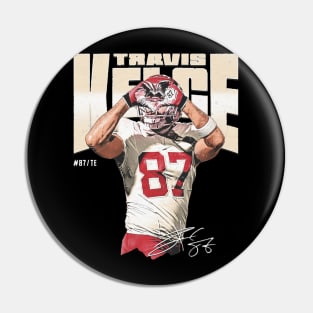 Travis Kelce Kansas City Heart Pin