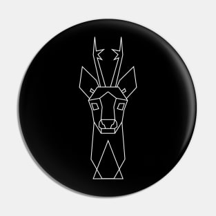 Timid roe deer Pin