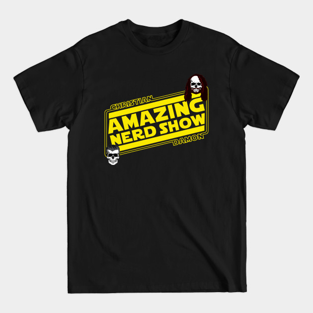 Discover Yellow Amazing Nerd Show Skull Logo - Amazing Nerd Show - T-Shirt