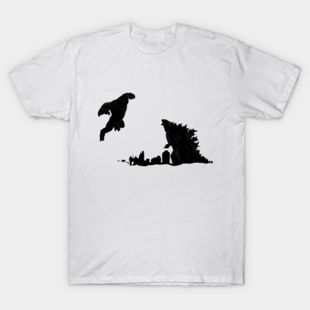 Godzilla VS King Kong - God Vs King - T-Shirt | TeePublic