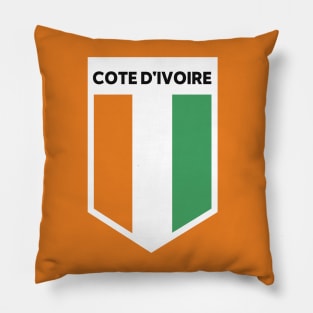 Ivory Coast Flag Emblem Pillow