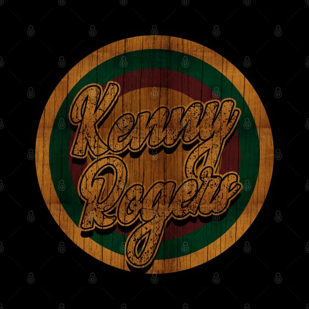 Circle Retro Kenny Rogers by Electric Tone