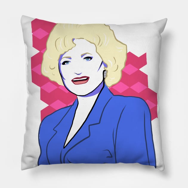 Rose Nylund Pillow by UnleashedCreationz