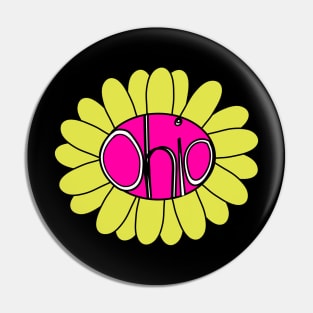 Buckeye Flower Power (kids) Pin