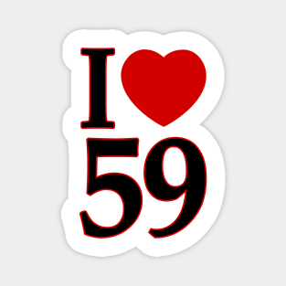 I Love 59 Magnet