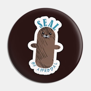 Seal Of Approval Marine Animal Pin