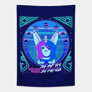 Stay in Stripes Version 1 (Blue) Tapestry