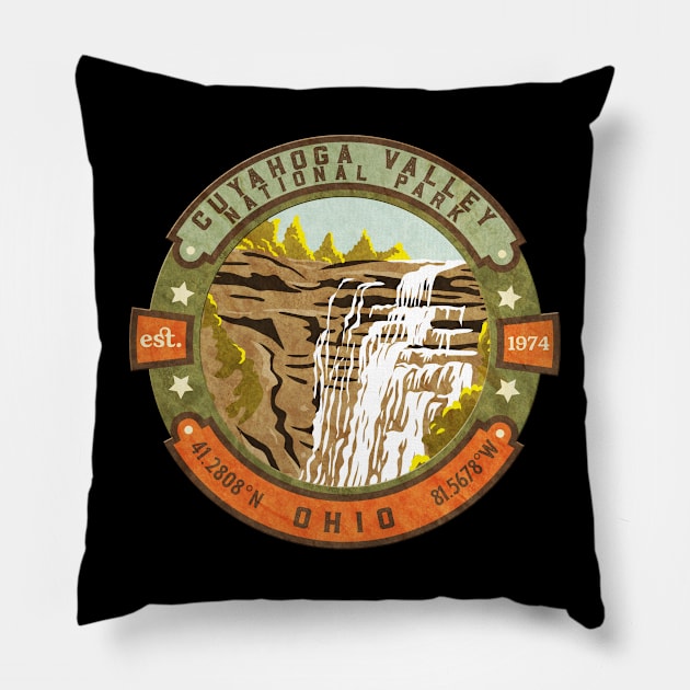 Cuyahoga Valley National Park Ohio Pillow by JordanHolmes