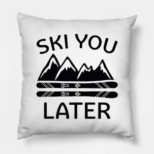 Ski You Later Pillow