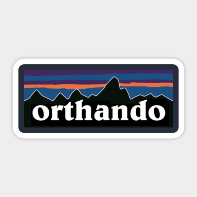 Orthando Patagonia Patagonia Sticker Teepublic