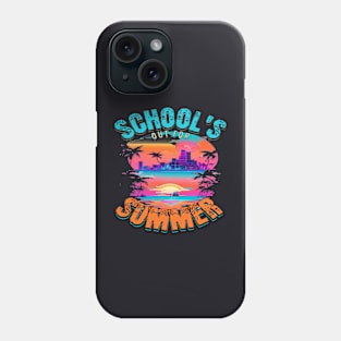 Out For Summer, Hello Summer Funny Surfer Riding Surf Surfing Lover Gifts Phone Case