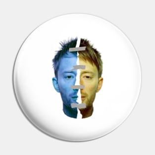 Thom Yorke Radiohead Band Pin