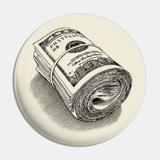 MONEY CASH Pin