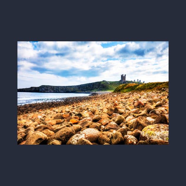 Dunstanburgh Castle Northumberland Rocky Coastline by tommysphotos