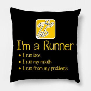 I'm a runner Pillow