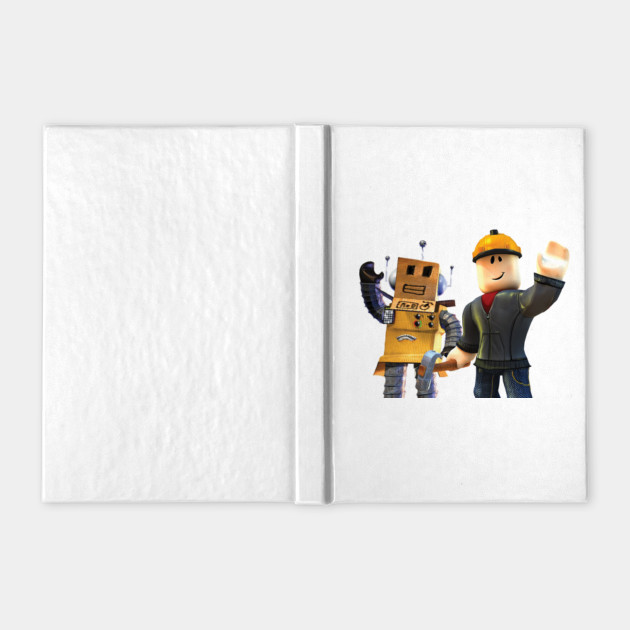 Roblox Roblox Game Roblox Characters Roblox Notebook Teepublic - roblox hard hat