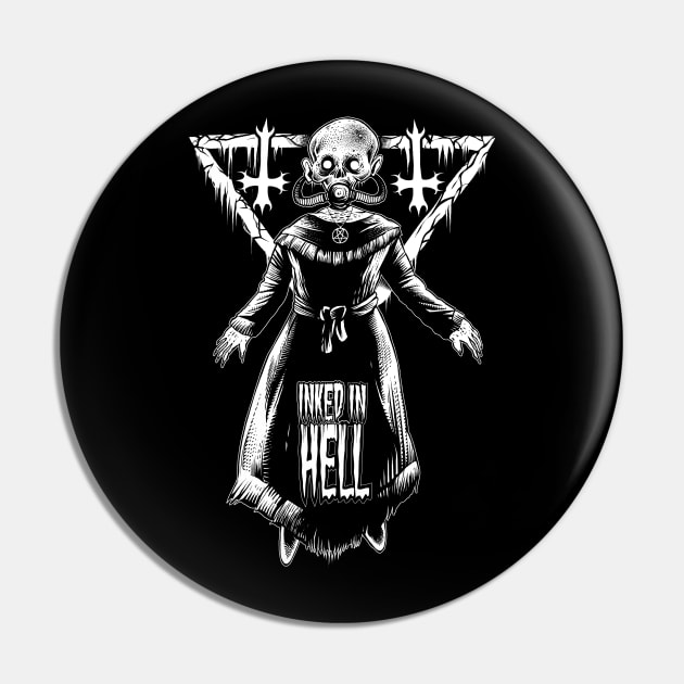 Inked in Hell Pin by wildsidecomix