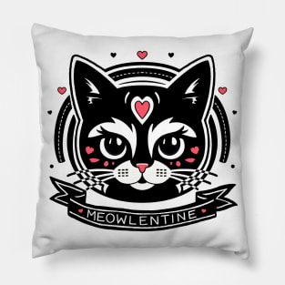 Meowlentine Pillow