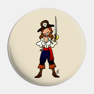 Pirate girl Pin