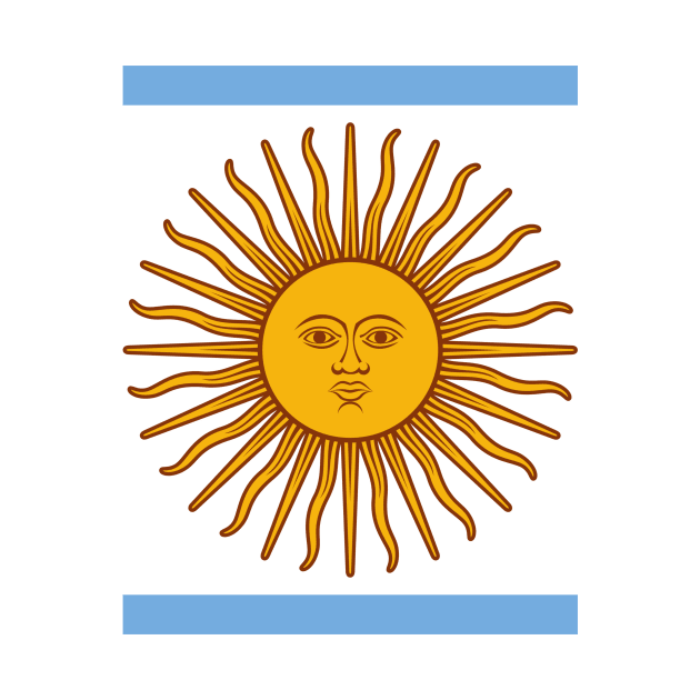 Argentina Sun of May by MhyrArt