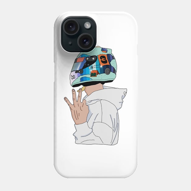 Daniel Ricciardo- Number 3 (2021) Phone Case by crashstappen