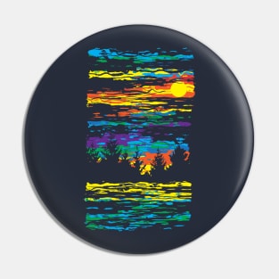 Abstract Sky Pin