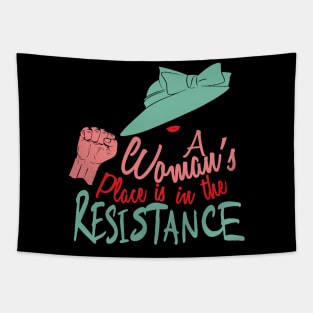 A Woman's Place Is In The Resistance Tapestry