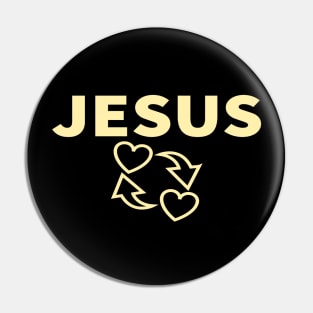 Jesus Name Above All Name Cool Inspirational Christian Pin