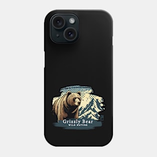 Grizzly Bear - WILD NATURE - GRIZZLY -16 Phone Case