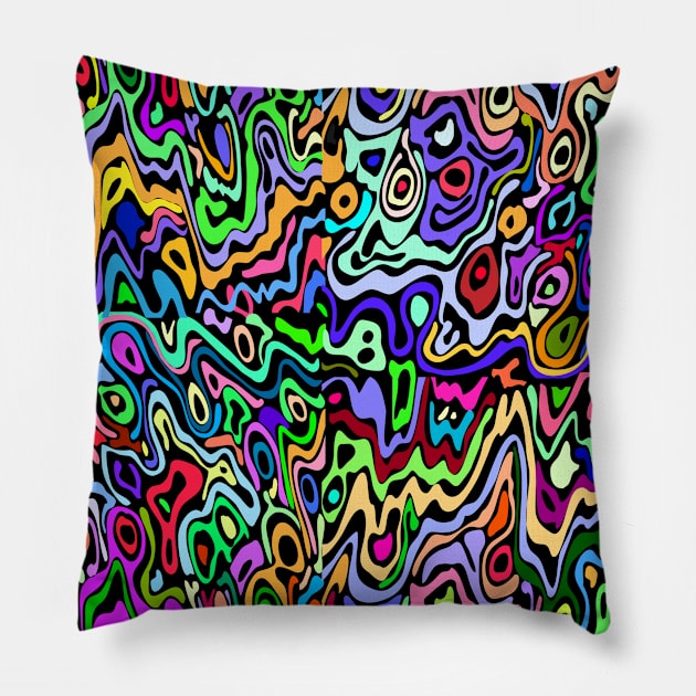 color design Pillow by JokenLove