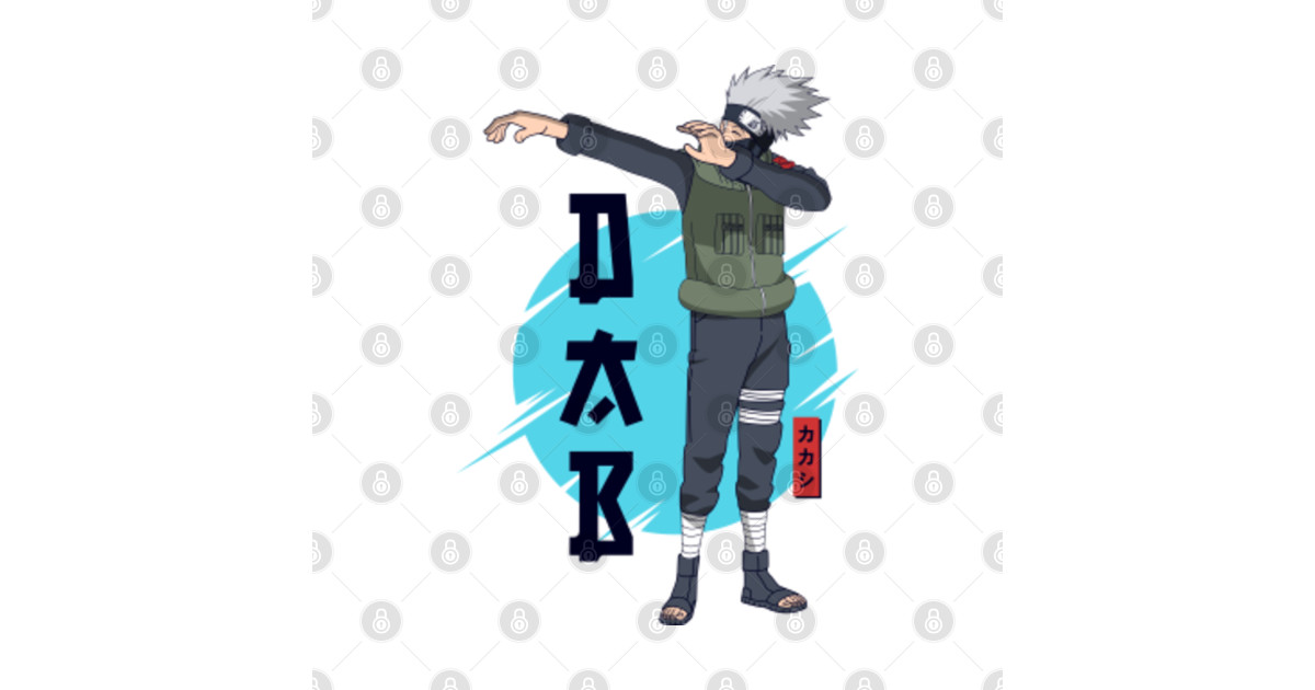 Kakashi Dab Dance - Naruto Anime Lovers - Naruto - T-Shirt | TeePublic