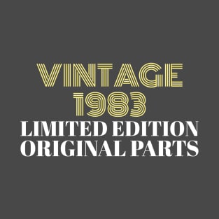 Vintage 1983 Limited Edition Original Parts T-Shirt