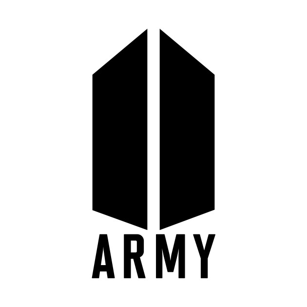 BTS ARMY Logo - Army Logo - T-Shirt | TeePublic