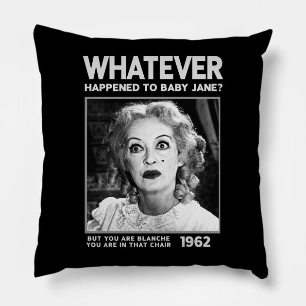 Baby Jane 1962 retro Pillow by HighRollers NFT