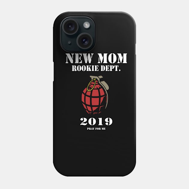 New Mom Rookie Dept 2019 mom to be Phone Case by Jakavonis