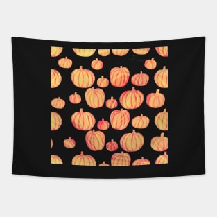 swirly pumpkin pattern Tapestry