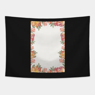 Beautiful Light Floral Print Tapestry