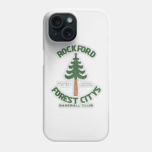 Defunct Rockford Forest Citys Baseball Team Phone Case