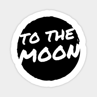 To The Moon Artwork 1 (Light) Magnet