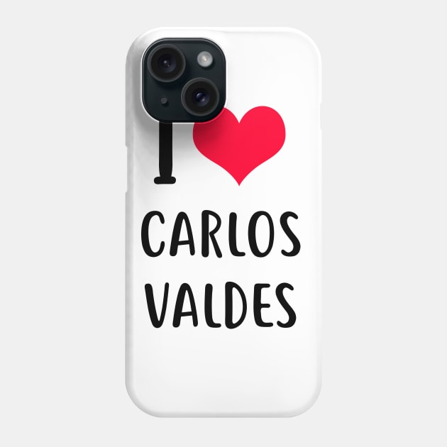 i love carlos valdes Phone Case by planetary