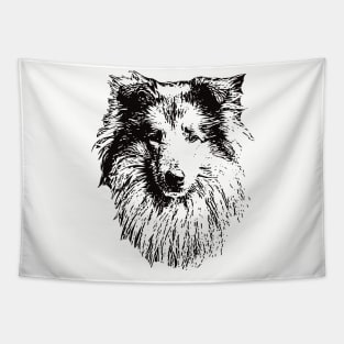 Rough Collie gift for Collie Owners Tapestry