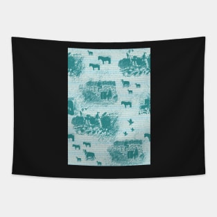 Gaddering Da Peats - Turquoise Tapestry