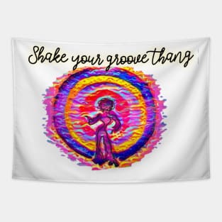 Shake your groove thing on the disco soul train Tapestry