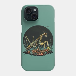 mantis on the field Phone Case