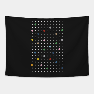 Pin Points Black Tapestry