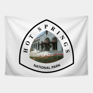 Hot Springs National Park shield Tapestry