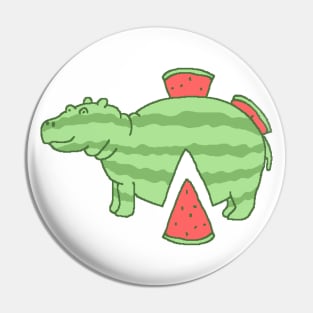 Hippo made of watermelon (how delicious) Pin